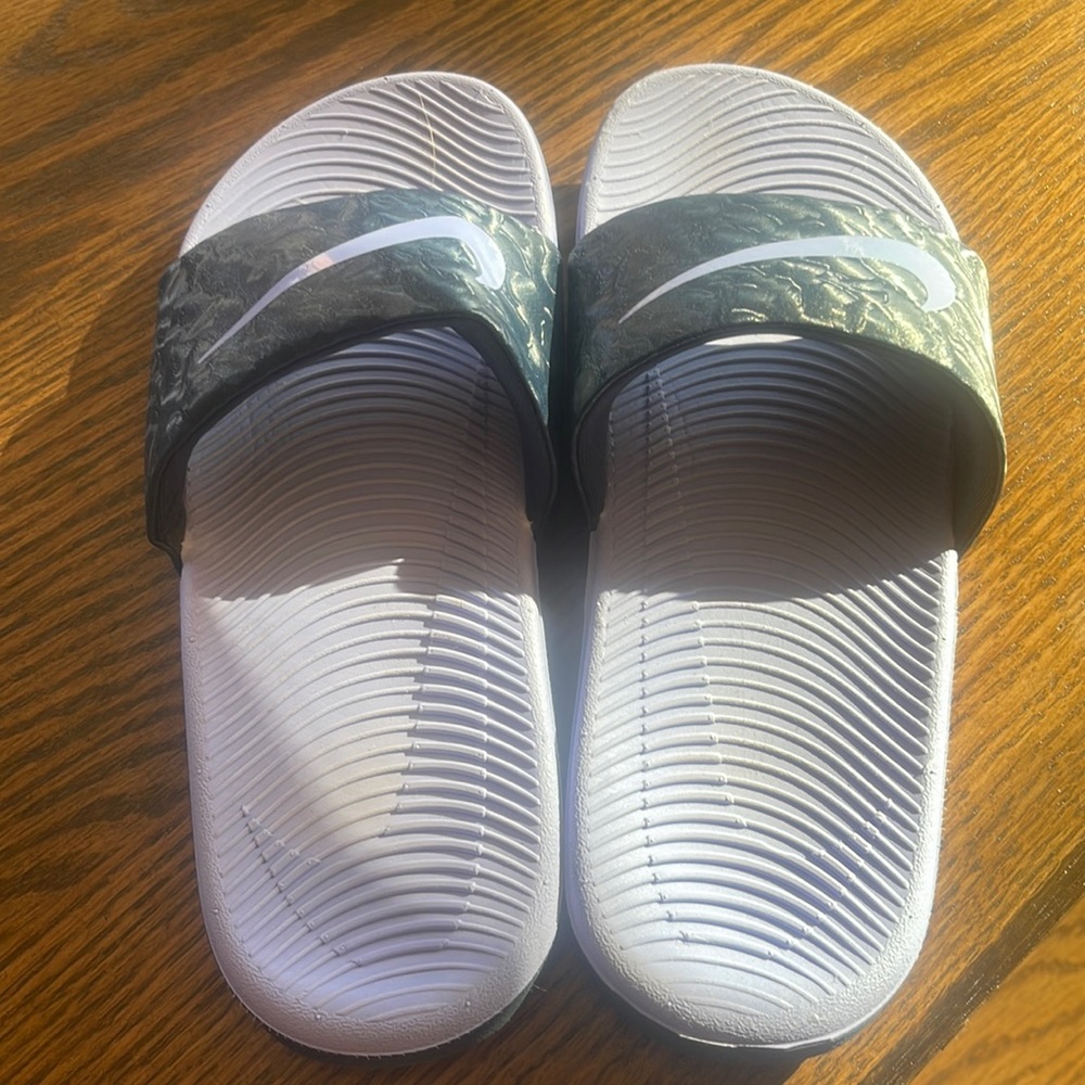 Nike slides, Sandals. Y 3 girls, black & purple